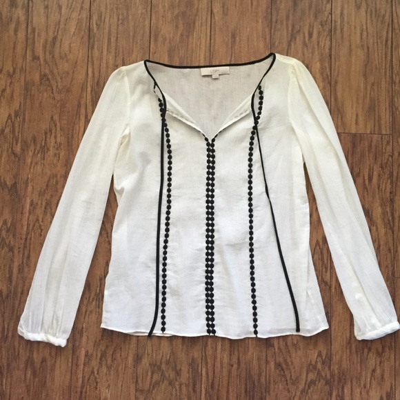 Loft Embroidered Blouse