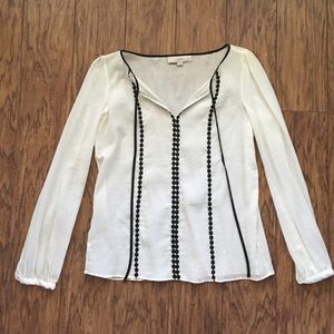 Loft Embroidered Blouse