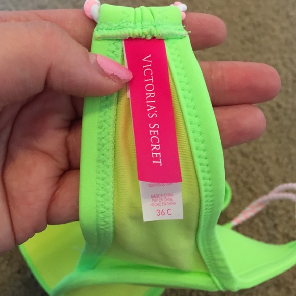 Lime Green VS bikini top - Picture 3 of 4