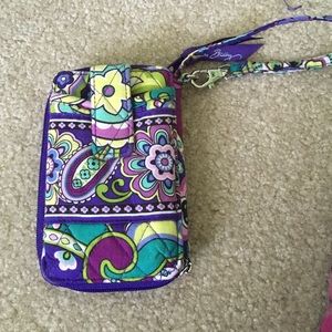Vera Bradley heather wristlet