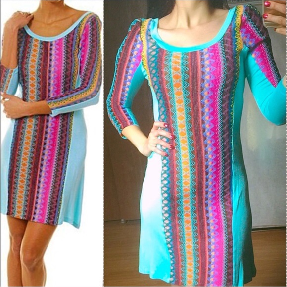 ❗1 MEDIUM LEFT - SPRING KNIT BUTTON BACK DRESS - Picture 2 of 4