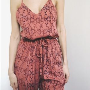 Free People drawstring jumpsuit