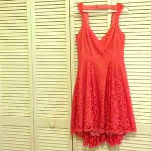 Hi-Low Lace Dress
