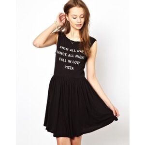 Wildfox Couture Pizza Party Babydoll Dress - L Wildfox Couture Pizza Party Babydoll Dress - L