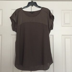 Brown dressy top