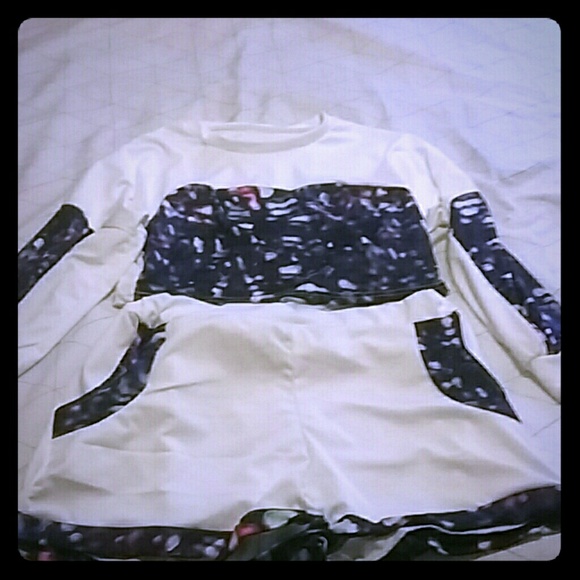 Sexy female jumpsuit long sleeve