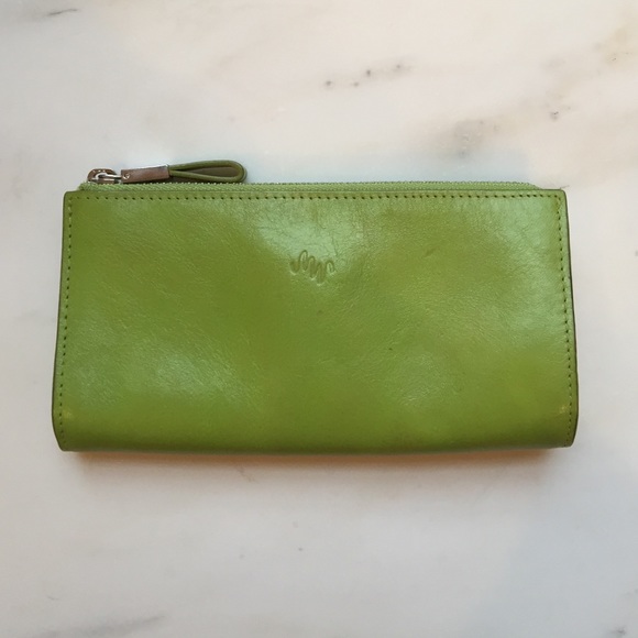 Monsac Original Small Green Leather Bag