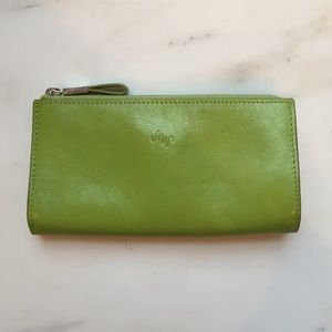 Monsac Original Small Green Leather Bag