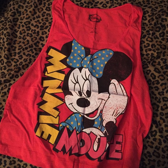 Minnie Mouse crop top.