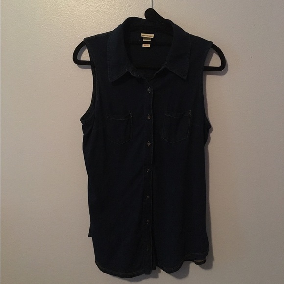 Dark Wash denim shirt