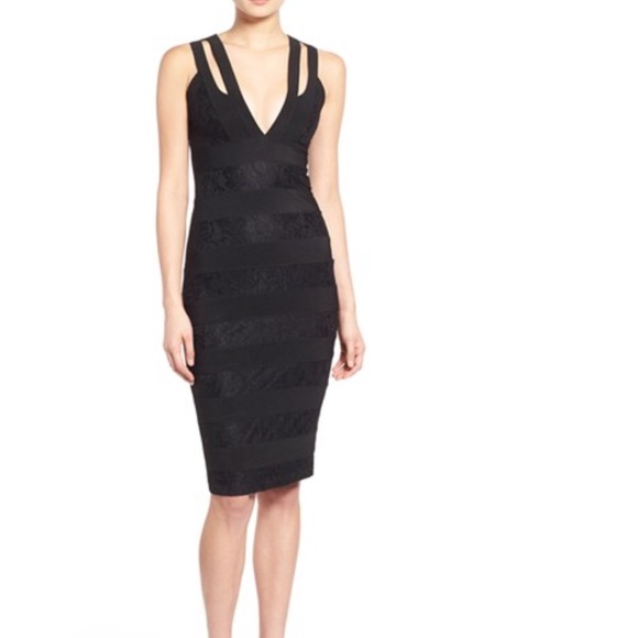 🆕Lace Bandage Body-Con Dress