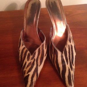 Donald J. Pliner calf-hair mules