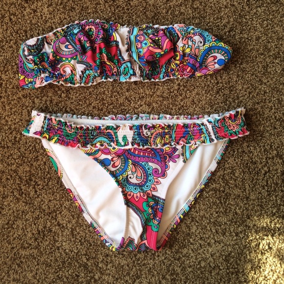 Paisley bathing suit