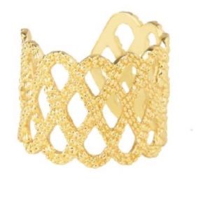 Lilly Pulitzer Gold Lattice Cuff Bracelet NWT Lilly Pulitzer Gold Lattice Cuff Bracelet NWT
