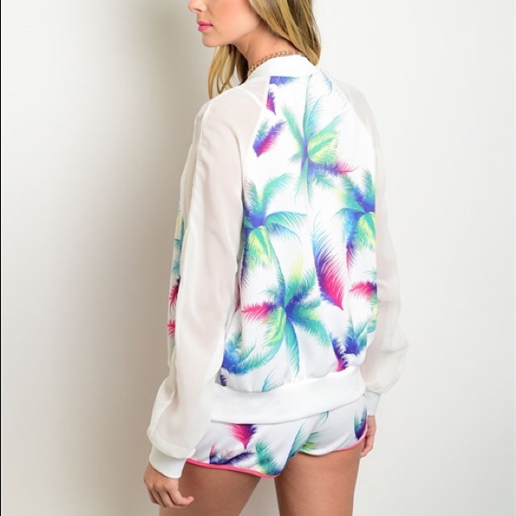 Palm Print Jacket - Picture 2 of 2
