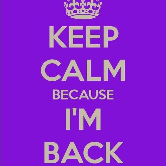 I'm back girlfriends!  Closet is open!