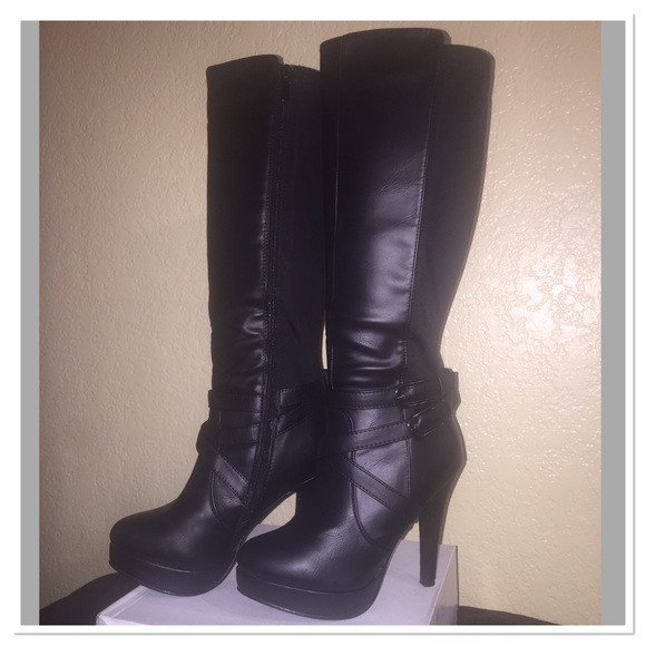 Heels boots 4 inches high