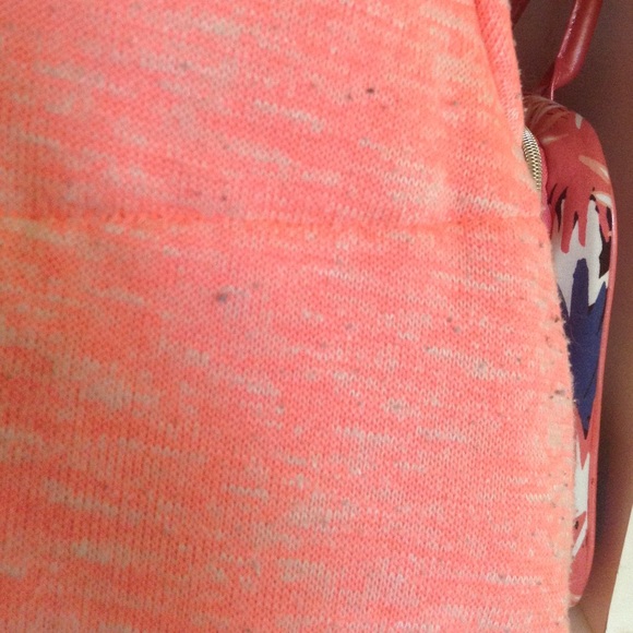 Plush Hot Pink Hooded Vest by Vanity. - Picture 3 of 4