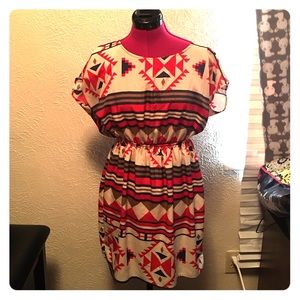 Tribal Print Mini dress