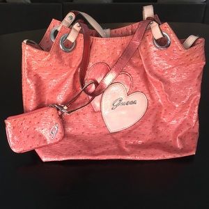Beautiful, Pink Guess purse