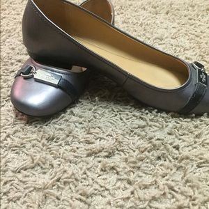 Coach Silver Flats