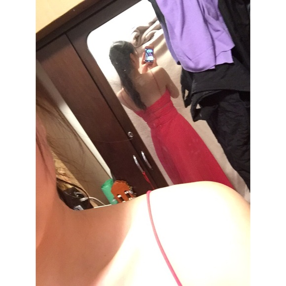 Pink high-low dress from Cache size 0 - Picture 3 of 4