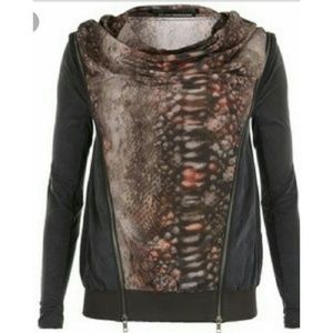 Allsaints python ottavia top Sz 2 grey/multi Allsaints python ottavia top Sz 2 grey/multi