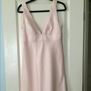 J. Crew searsucker dress