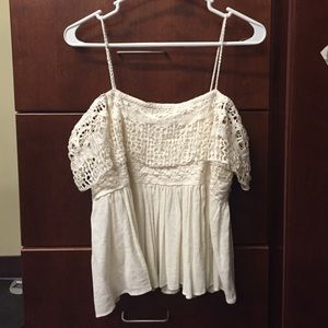 American Eagle Off-the-Shoulder Flowy Top