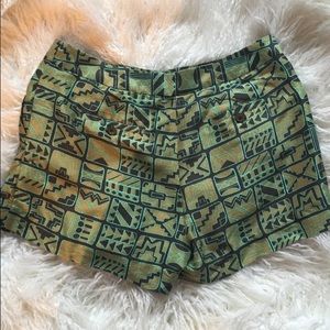Tibi "Congo" Silk Shorts