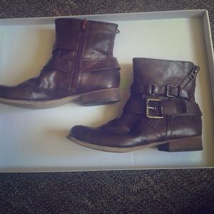 Brown booties!