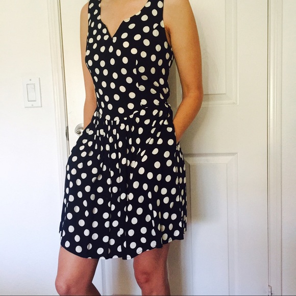 Summery polka dot dress