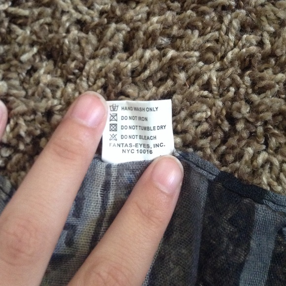 Blue Aztec Scarf - Picture 4 of 4