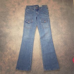 Stretch Denim with Pocket Detail