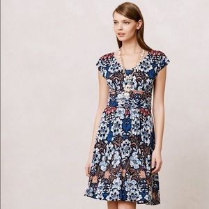Meadow Rue Gardenia Print Flower Dress