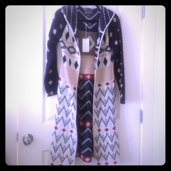Long Aztec/Tribal Cardigan