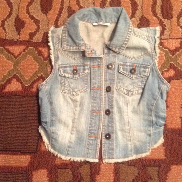 Denim vest size S