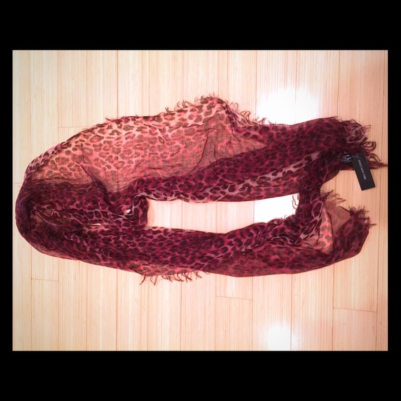 Cheetah print scarf
