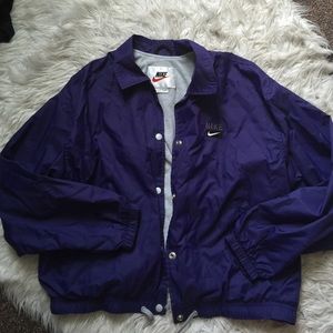 Vintage purple Nike light weight running jacket