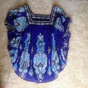 Gorgeous Embellished Flowy Top