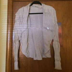 Cream colored banana republic cardigan