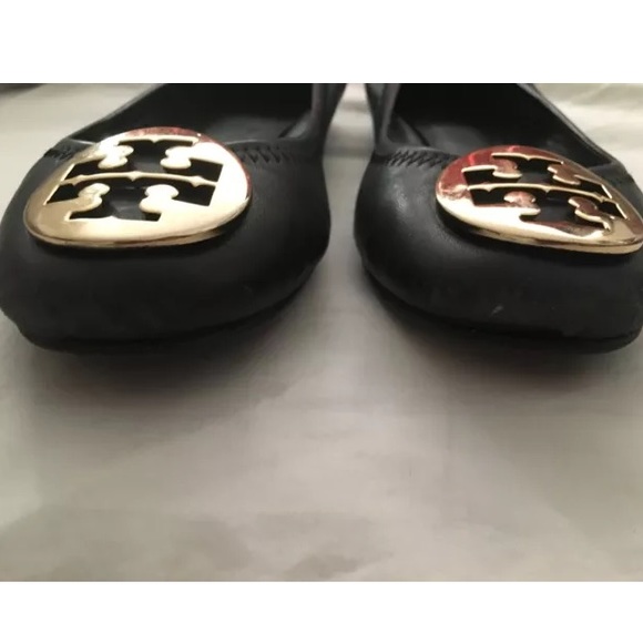 Black Tory Burch Reva Flats