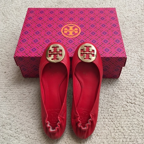 🎀Tory Burch Minnie Travel Ballet Flats Size 5🎀