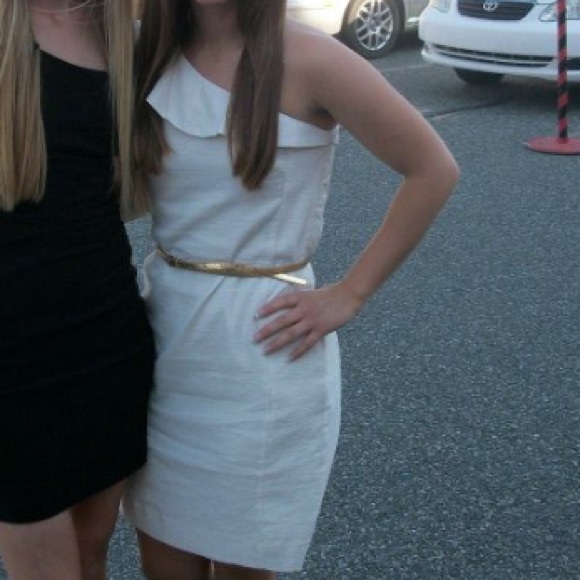 Ann taylor one shoulder dress - Picture 2 of 4