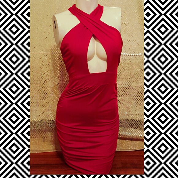 red dress