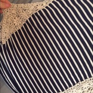 Nautical Stripes Crocheted shirt