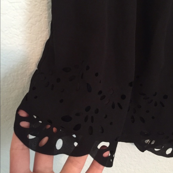 *SOLD* Black Cutout Soft Shorts - Picture 3 of 3
