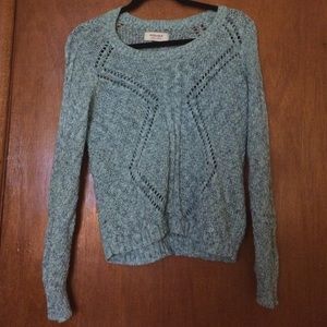 Sonoma brand blue and green sweater