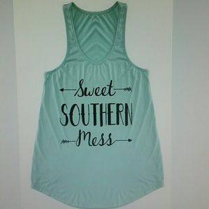 Ladies southern tank top