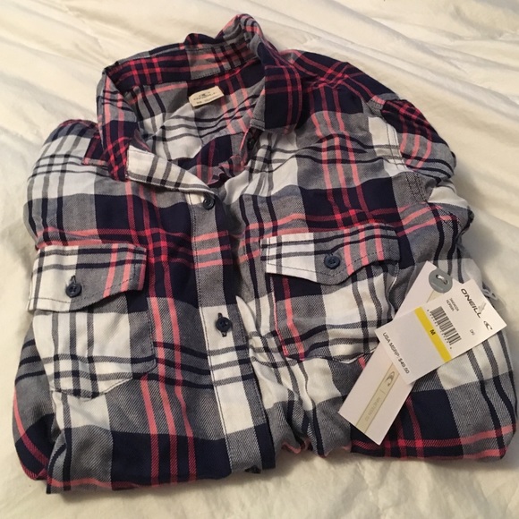 O'Neill plaid button up
